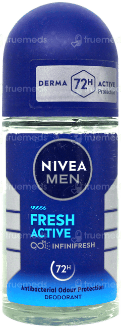 Nivea Men Fresh Active Deodorant Roll On 50Ml
