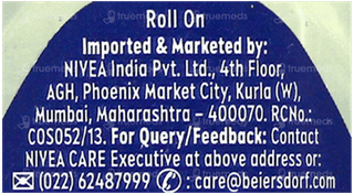 Nivea Men Fresh Active Deodorant Roll On 50Ml