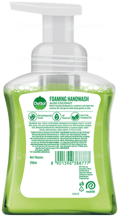 Dettol Foaming Aloe Coconut Hand Wash 250ml