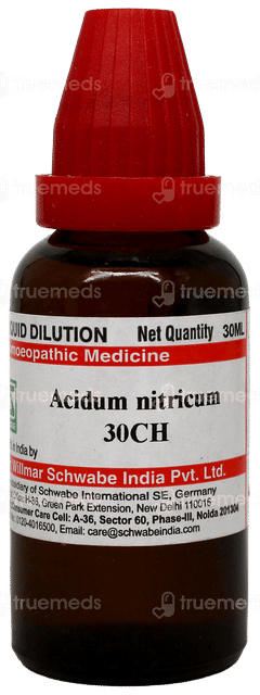 Dr Willmar Schwabe India Acidum Nitricum 30 CH Dilution 30 ML Dr Willmar Schwabe India Acidum Nitricum 30 CH Dilution 30 ML