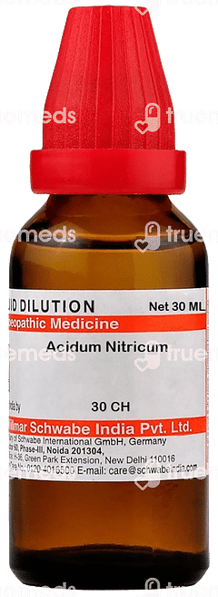 Dr Willmar Schwabe India Acidum Nitricum 30 Ch Dilution 30 ML Dr Willmar Schwabe India Acidum Nitricum 30 Ch Dilution 30 ML