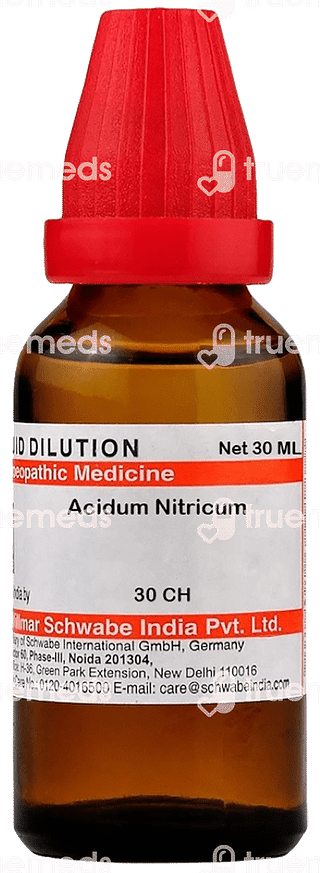 Dr Willmar Schwabe India Acidum Nitricum 30 Ch Dilution 30 ML