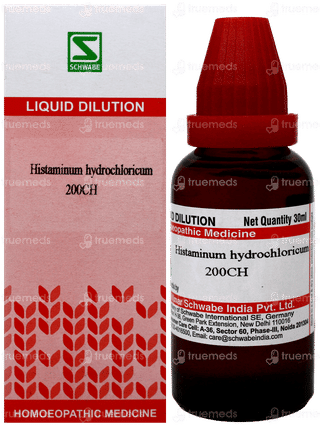 Dr Willmar Schwabe Histaminum Hydrochloricum 200Ch Dilution 30Ml