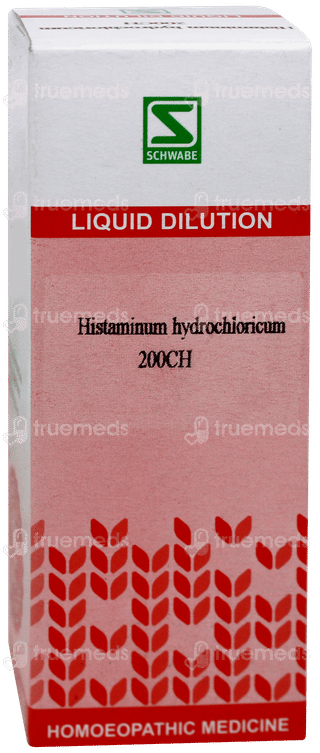 Dr Willmar Schwabe Histaminum Hydrochloricum 200Ch Dilution 30Ml