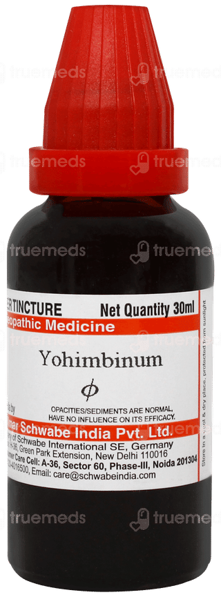 Dr Willmar Schwabe Yohimbinum Q Mother Tincture 30ml