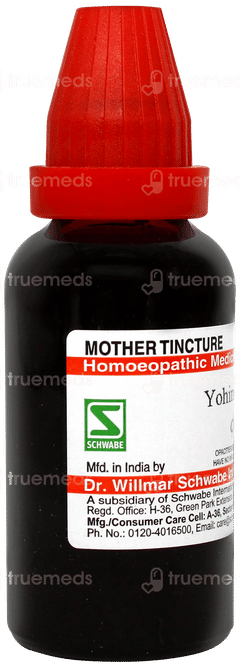 Dr Willmar Schwabe Yohimbinum Q Mother Tincture 30ml