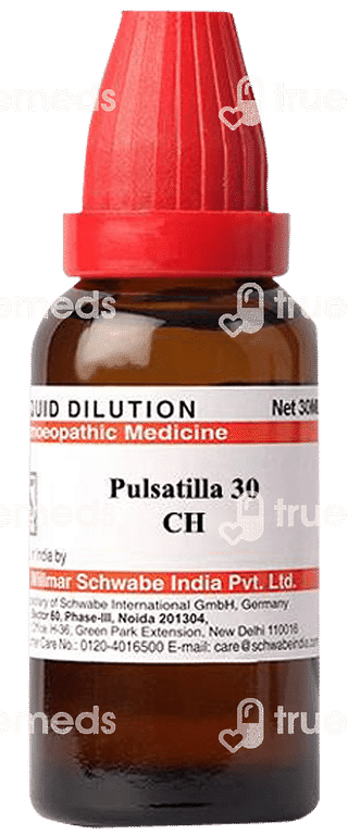 Dr Willmar Schwabe India Pulsatilla 30 Ch Dilution 30 ML