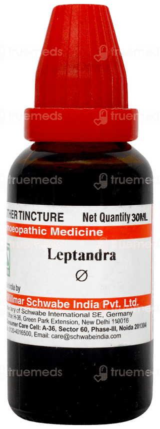 Dr Willmar Schwabe Leptandra Q Mother Tincture 30ml