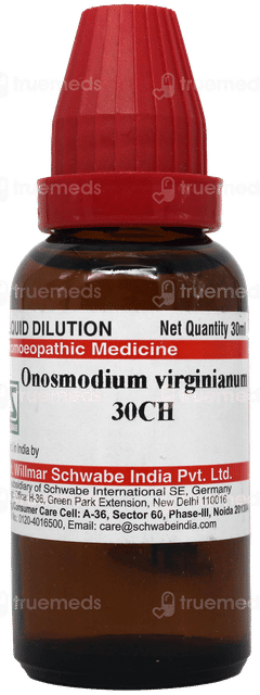 Dr Willmar Schwabe Onosmodium Virginianum 30ch Dilution 30ml