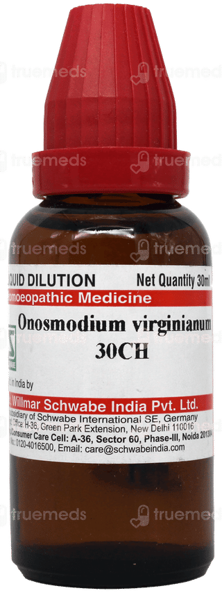 Dr Willmar Schwabe Onosmodium Virginianum 30ch Dilution 30ml