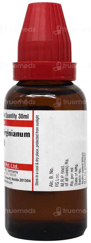 Dr Willmar Schwabe Onosmodium Virginianum 30ch Dilution 30ml