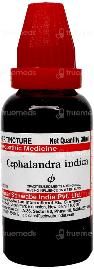 Dr Willmar Schwabe Cephalandra Indica Q Mother Tincture 30Ml