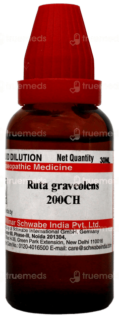 Dr Willmar Schwabe Ruta Graveolens 200Ch Dilution 30Ml