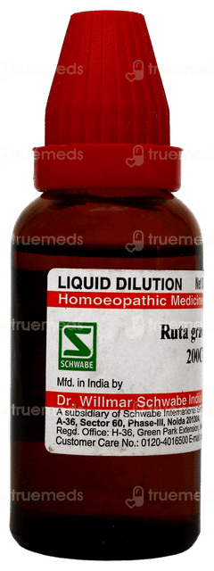 Dr Willmar Schwabe Ruta Graveolens 200Ch Dilution 30Ml Dr Willmar Schwabe Ruta Graveolens 200Ch Dilution 30Ml