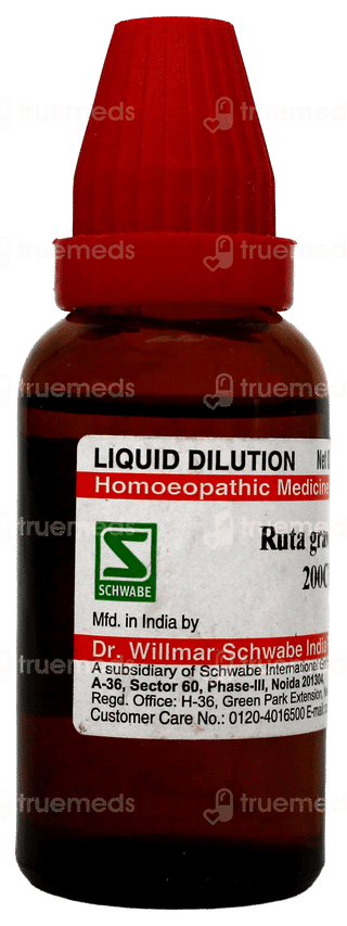 Dr Willmar Schwabe Ruta Graveolens 200Ch Dilution 30Ml