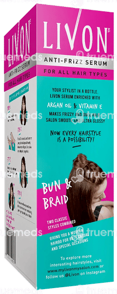 Livon Anti Frizz For All Hair Types Serum 20ml