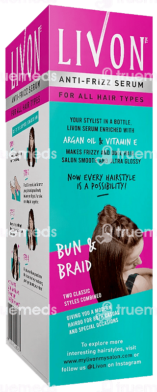 Livon Anti Frizz For All Hair Types Serum 20ml