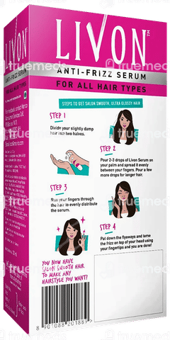 Livon Anti Frizz For All Hair Types Serum 20ml