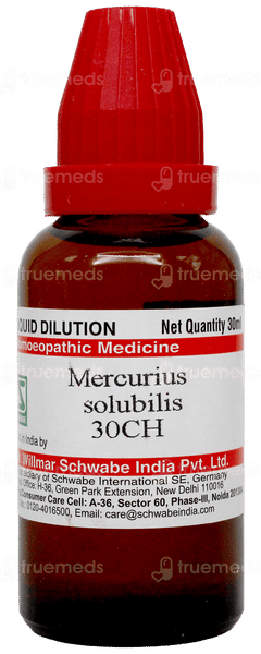 Dr Willmar Schwabe Mercurius Solubilis 30Ch Dilution 30Ml