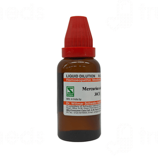 Dr Willmar Schwabe Mercurius Solubilis 30ch Dilution 30ml