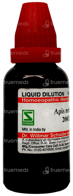 Dr Willmar Schwabe Apis Mellifica 200ch Dilution 30ml Dr Willmar Schwabe Apis Mellifica 200ch Dilution 30ml