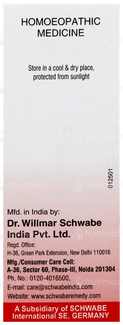 Dr Willmar Schwabe Acidum Nitricum 200Ch Dilution 30Ml