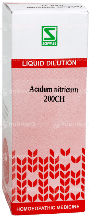 Dr Willmar Schwabe Acidum Nitricum 200Ch Dilution 30Ml