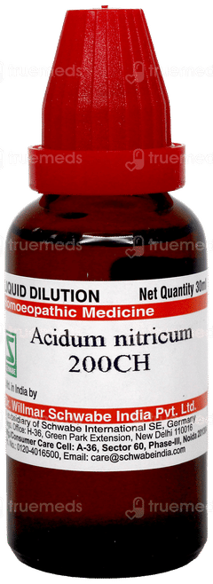 Dr Willmar Schwabe Acidum Nitricum 200Ch Dilution 30Ml