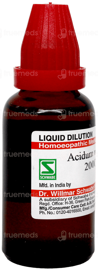 Dr Willmar Schwabe Acidum Nitricum 200Ch Dilution 30Ml