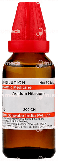 Dr Willmar Schwabe Acidum Nitricum 200ch Dilution 30ml Dr Willmar Schwabe Acidum Nitricum 200ch Dilution 30ml
