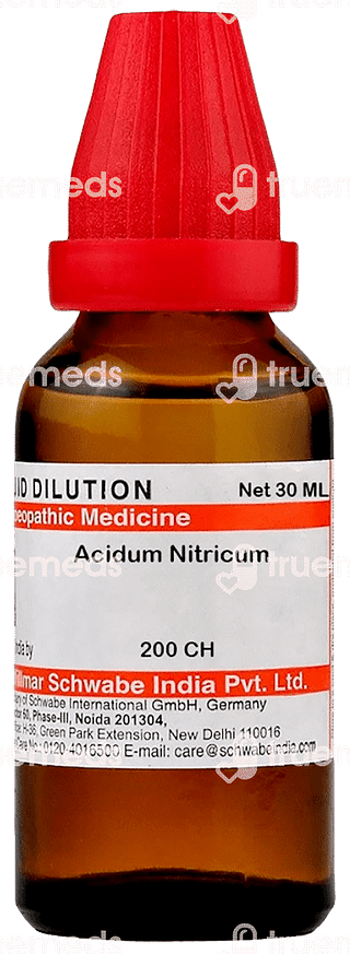 Dr Willmar Schwabe India Acidum Nitricum 200 Ch Dilution 30 ML