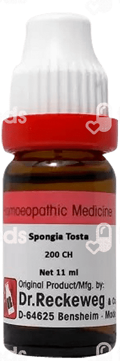 Dr Reckeweg Spongia Tosta 200 Ch Dilution 11 ML