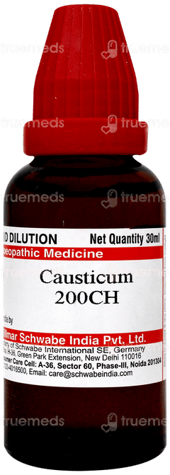 Dr Willmar Schwabe Causticum 200ch Dilution 30ml