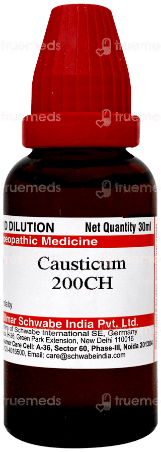 Dr Willmar Schwabe Causticum 200ch Dilution 30ml