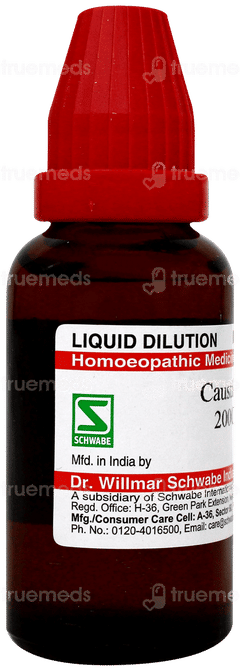 Dr Willmar Schwabe Causticum 200ch Dilution 30ml