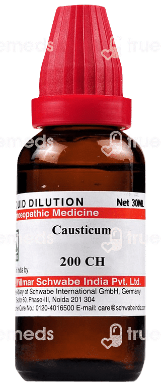 Dr Willmar Schwabe India Causticum 200 Ch Dilution 30 ML