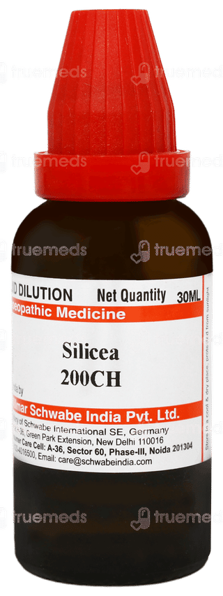 Dr Willmar Schwabe Silicea 200ch Dilution 30ml