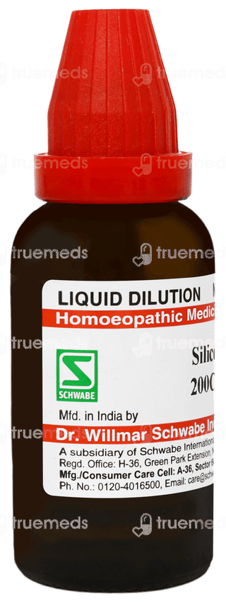 Dr Willmar Schwabe Silicea 200ch Dilution 30ml