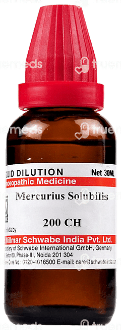 Dr Willmar Schwabe Mercurius Solubilis 200ch Dilution 30ml Dr Willmar Schwabe Mercurius Solubilis 200ch Dilution 30ml