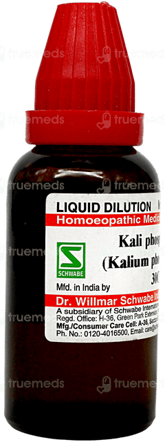Dr Willmar Schwabe Kali Phosphoricum 30ch Dilution 30ml
