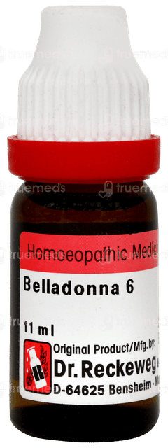 Dr Reckeweg Belladonna 6 Dilution 11ml