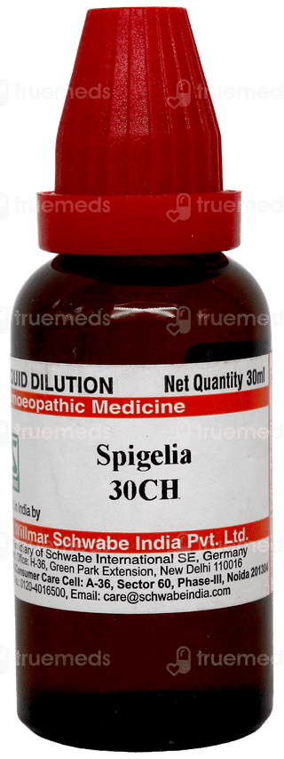 Dr Willmar Schwabe Spigelia 30Ch Dilution 30Ml