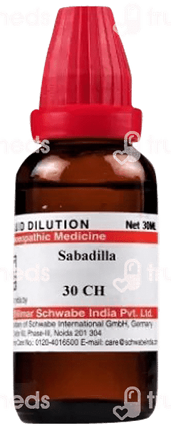 Dr Willmar Schwabe India Sabadilla 30 Ch Dilution 30 ML Dr Willmar Schwabe India Sabadilla 30 Ch Dilution 30 ML
