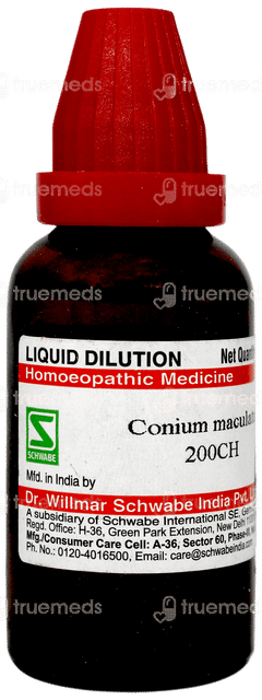 Dr Willmar Schwabe Conium Maculatum 200ch Dilution 30ml
