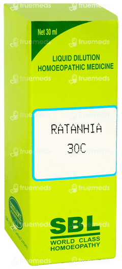 Sbl Ratanhia 30c Dilution 30ml