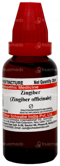 Dr Willmar Schwabe Zingiber Q Mother Tincture 30ml