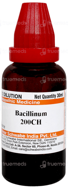Dr Willmar Schwabe Bacillinum 200ch Dilution 30ml