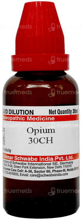 Dr Willmar Schwabe Opium 30Ch Dilution 30Ml
