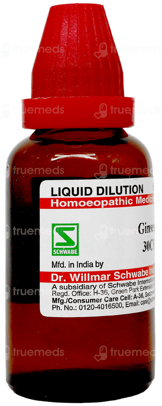 Dr Willmar Schwabe Ginseng 30Ch Dilution 30Ml
