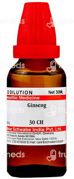 Dr Willmar Schwabe Ginseng 30ch Dilution 30ml Dr Willmar Schwabe Ginseng 30ch Dilution 30ml
